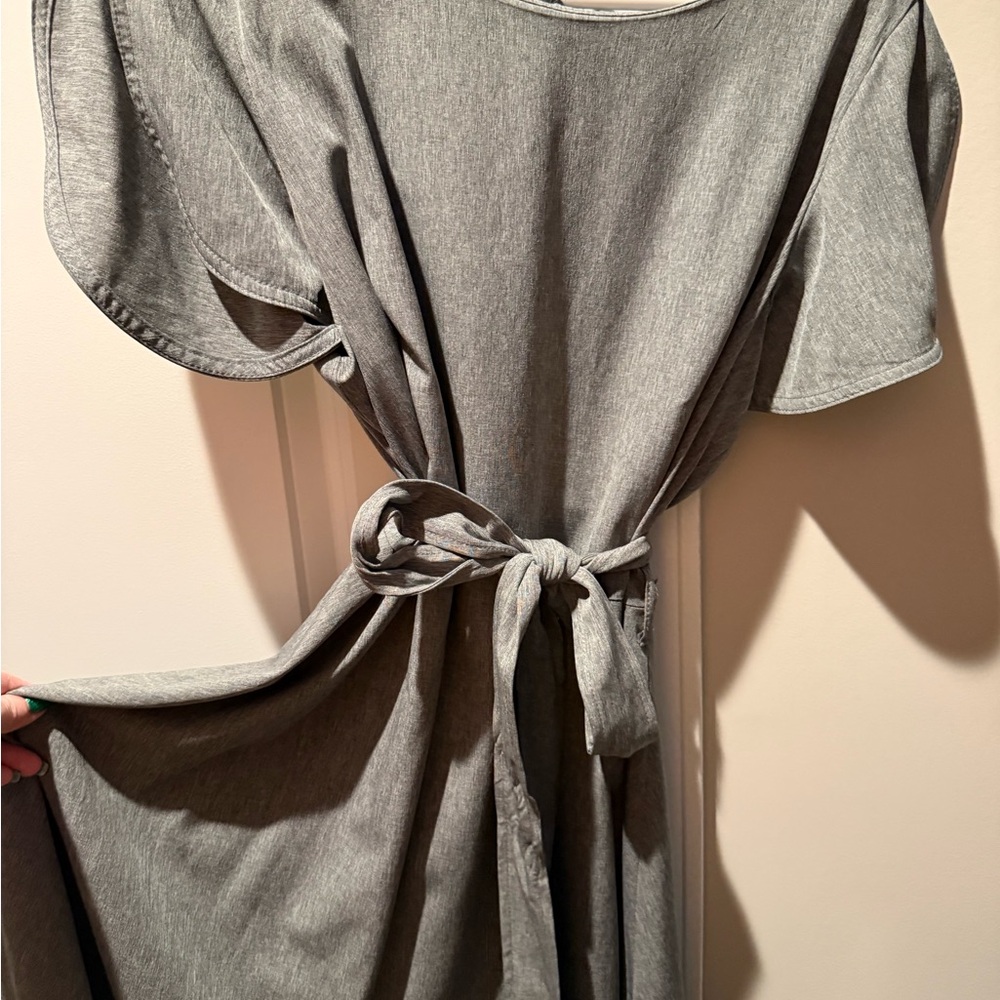 Calvin Klein Heather Gray Sheath Dress